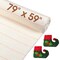 Primary Tufting Cloth with Marked Lines for Tufting Guns, Four Edges Sewn Monks Cloth for Punch Needle Tufting Rug DIY Crafts